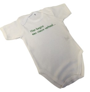 Rompertje en babykleding bedrukken