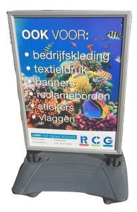 Stoepbord poster